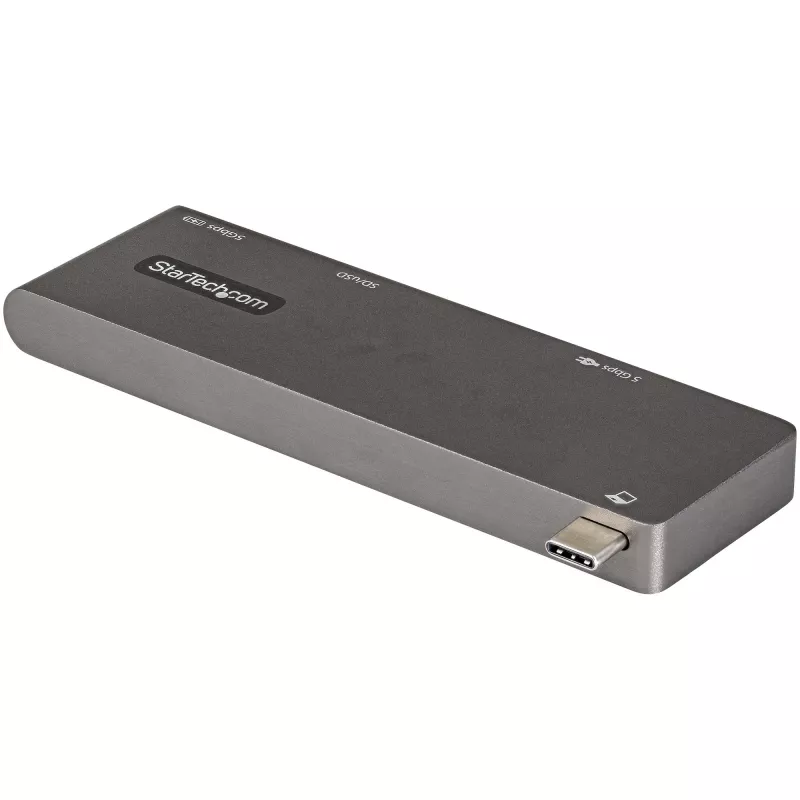 StarTech.com USB-C multiliidese adapter MacBook Pro/Air jaoks – USB USB-C 4K HDMI-le, 100 W toiteedastuse läbipääs, SD/microSD pesa, 2-pordiline USB 3.0 jaotur – kaasaskantav USB-C minidokk