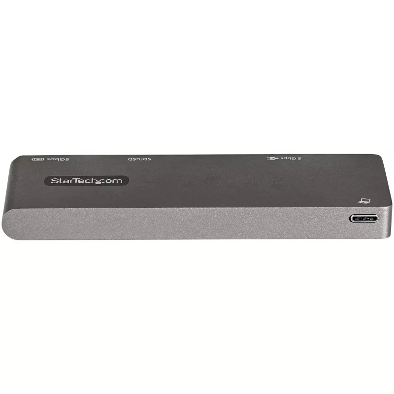 StarTech.com USB-C multiliidese adapter MacBook Pro/Air jaoks – USB USB-C 4K HDMI-le, 100 W toiteedastuse läbipääs, SD/microSD pesa, 2-pordiline USB 3.0 jaotur – kaasaskantav USB-C minidokk