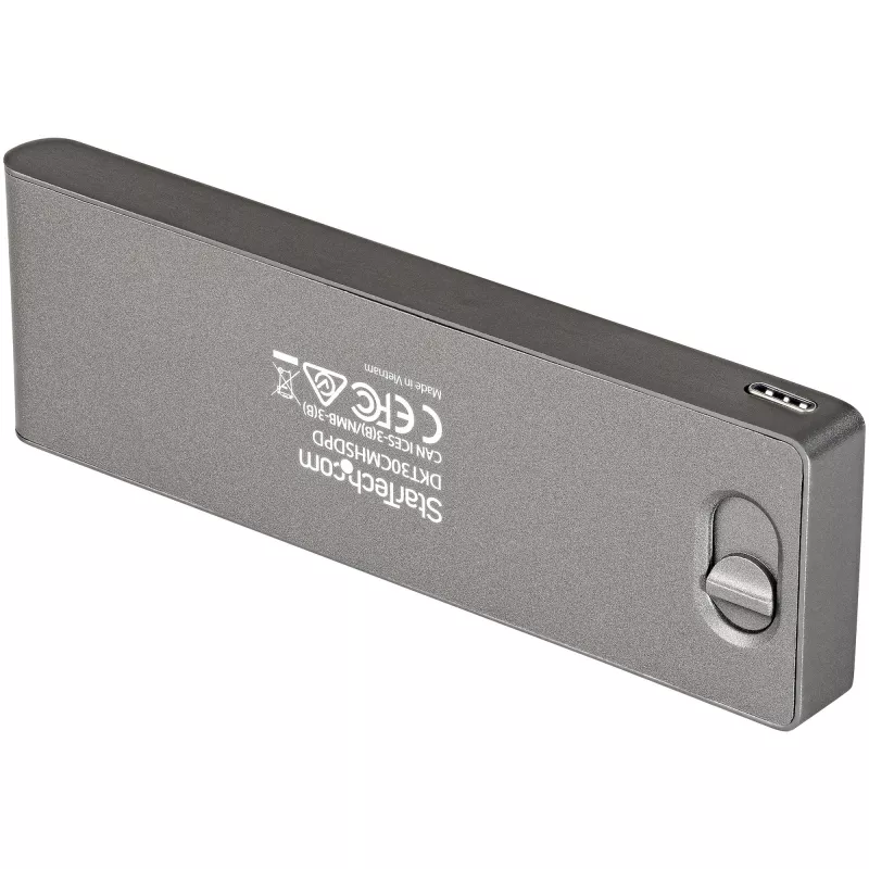 StarTech.com USB-C multiliidese adapter MacBook Pro/Air jaoks – USB USB-C 4K HDMI-le, 100 W toiteedastuse läbipääs, SD/microSD pesa, 2-pordiline USB 3.0 jaotur – kaasaskantav USB-C minidokk