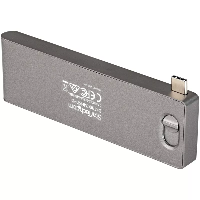 StarTech.com USB-C multiliidese adapter MacBook Pro/Air jaoks – USB USB-C 4K HDMI-le, 100 W toiteedastuse läbipääs, SD/microSD pesa, 2-pordiline USB 3.0 jaotur – kaasaskantav USB-C minidokk