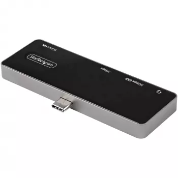 StarTech.com USB C Multiport Adapter - USB-C to 4K 60Hz HDMI 2.0, 100W Power Delivery läbiva laadimine, 3-pordiline USB 3.0 jaotur, heli - USB-C minidokk - kaasaskantav USB USB-C reisidokk