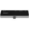 StarTech.com USB C Multiport Adapter - USB-C to 4K 60Hz HDMI 2.0, 100W Power Delivery läbiva laadimine, 3-pordiline USB 3.0 jaotur, heli - USB-C minidokk - kaasaskantav USB USB-C reisidokk