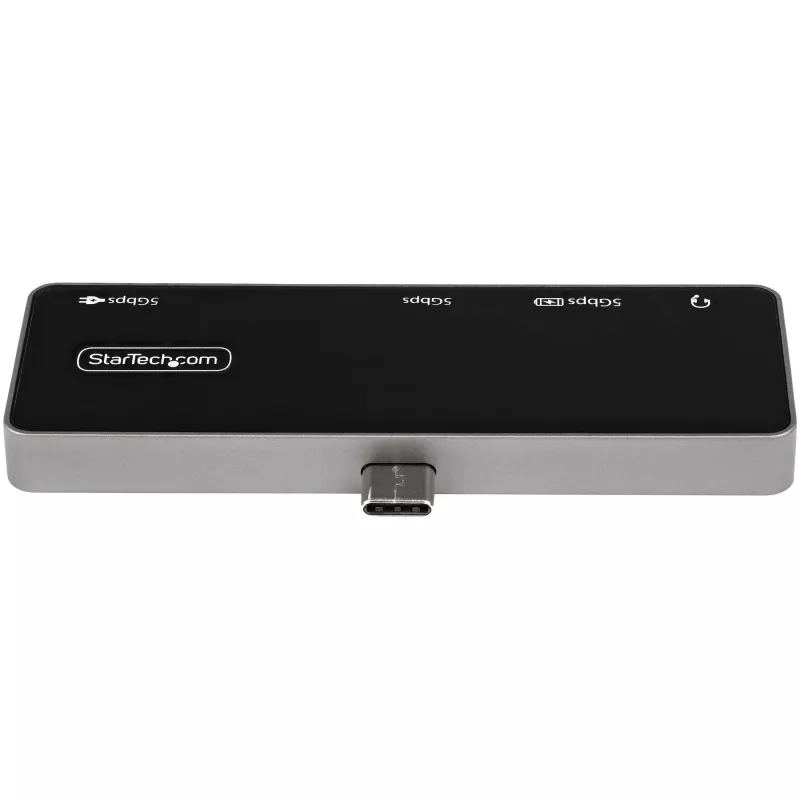 StarTech.com USB C Multiport Adapter - USB-C to 4K 60Hz HDMI 2.0, 100W Power Delivery läbiva laadimine, 3-pordiline USB 3.0 jaotur, heli - USB-C minidokk - kaasaskantav USB USB-C reisidokk