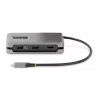StarTech.com USB-C mitmepordiadapter - 4K 60Hz HDMI/DP - 3-pordiline USB-jaotur - 100W toiteedastus - GbE - reisimini dokkimisjaam laadimisega - 30 cm ümberkeeratav kaabel