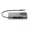StarTech.com USB-C mitmepordiadapter - 4K 60Hz HDMI/DP - 3-pordiline USB-jaotur - 100W toiteedastus - GbE - reisimini dokkimisjaam laadimisega - 30 cm ümberkeeratav kaabel