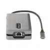 StarTech.com USB-C mitmepordiadapter - 4K 60Hz HDMI/DP - 3-pordiline USB-jaotur - 100W toiteedastus - GbE - reisimini dokkimisjaam laadimisega - 30 cm ümberkeeratav kaabel