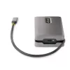 StarTech.com USB-C mitmepordiadapter - 4K 60Hz HDMI/DP - 3-pordiline USB-jaotur - 100W toiteedastus - GbE - reisimini dokkimisjaam laadimisega - 30 cm ümberkeeratav kaabel