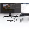 StarTech.com USB C multiliideseadme adapter - 10Gbps USB USB-C minidokk 4K 30Hz HDMI-ga - 100W toiteedastuse läbipääs - 3-pordiline USB-jaotur, GbE - USB 3.1/3.2 Gen 2 sülearvuti dokk - 10 inch kaabel