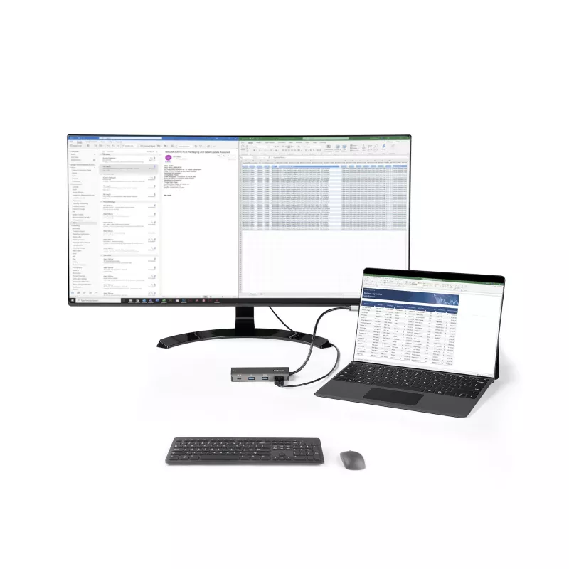 StarTech.com USB C multiliideseadme adapter - 10Gbps USB USB-C minidokk 4K 30Hz HDMI-ga - 100W toiteedastuse läbipääs - 3-pordiline USB-jaotur, GbE - USB 3.1/3.2 Gen 2 sülearvuti dokk - 10 inch kaabel