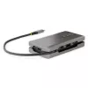 StarTech.com USB-C mitmeportne adapter - HDMI/VGA - 4K 60Hz - 3-pordine USB-jaotur - 100 W toiteedastus - GbE - reisi-minidokkijaam koos laadimisega - 1 jalga/30 cm mähitav kaabel