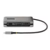 StarTech.com USB-C mitmeportne adapter - HDMI/VGA - 4K 60Hz - 3-pordine USB-jaotur - 100 W toiteedastus - GbE - reisi-minidokkijaam koos laadimisega - 1 jalga/30 cm mähitav kaabel