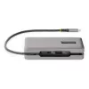 StarTech.com USB-C mitmeportne adapter - HDMI/VGA - 4K 60Hz - 3-pordine USB-jaotur - 100 W toiteedastus - GbE - reisi-minidokkijaam koos laadimisega - 1 jalga/30 cm mähitav kaabel