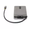 StarTech.com USB-C mitmeportne adapter - HDMI/VGA - 4K 60Hz - 3-pordine USB-jaotur - 100 W toiteedastus - GbE - reisi-minidokkijaam koos laadimisega - 1 jalga/30 cm mähitav kaabel