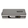StarTech.com USB-C mitmeportne adapter - HDMI/VGA - 4K 60Hz - 3-pordine USB-jaotur - 100 W toiteedastus - GbE - reisi-minidokkijaam koos laadimisega - 1 jalga/30 cm mähitav kaabel