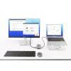 StarTech.com USB-C mitmeportne adapter - HDMI/VGA - 4K 60Hz - 3-pordine USB-jaotur - 100 W toiteedastus - GbE - reisi-minidokkijaam koos laadimisega - 1 jalga/30 cm mähitav kaabel