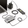 StarTech.com USB-C mitmeportne adapter - HDMI/VGA - 4K 60Hz - 3-pordine USB-jaotur - 100 W toiteedastus - GbE - reisi-minidokkijaam koos laadimisega - 1 jalga/30 cm mähitav kaabel