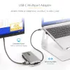 StarTech.com USB-C mitmeportne adapter - HDMI/VGA - 4K 60Hz - 3-pordine USB-jaotur - 100 W toiteedastus - GbE - reisi-minidokkijaam koos laadimisega - 1 jalga/30 cm mähitav kaabel