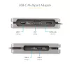 StarTech.com USB-C mitmeportne adapter - HDMI/VGA - 4K 60Hz - 3-pordine USB-jaotur - 100 W toiteedastus - GbE - reisi-minidokkijaam koos laadimisega - 1 jalga/30 cm mähitav kaabel
