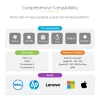 StarTech.com USB-C mitmeportne adapter - HDMI/VGA - 4K 60Hz - 3-pordine USB-jaotur - 100 W toiteedastus - GbE - reisi-minidokkijaam koos laadimisega - 1 jalga/30 cm mähitav kaabel