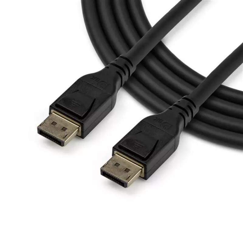 StarTech.com 16ft (5m) VESA sertifitseeritud DisplayPort 1.4 kaabel, 8K 60Hz HBR3 HDR, UHD DisplayPort-DisplayPort monitorijuhe, Ultra HD 4K 120Hz DP 1.4 videokaabel M/M DP pistik
