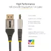 StarTech.com 5m VESA sertifitseeritud DisplayPort 1.4 kaabel - 8K 60Hz HDR10 - Ultra HD 4K 120Hz Video - DP 1.4 kaabel / juhe - monitoridele/ekraanidele - DisplayPort-DisplayPort kaabel - M/M