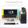 StarTech.com 2m DisplayPort 2.1 kaabel, VESA sertifitseeritud DP40 DisplayPort kaabel UHBR10/HDR/HDCP 2.2, 8K 60Hz/4K 144Hz DSC 1.2a, 40Gbps, DP 2.1 kaabel, UHD monitori juhe, M/M