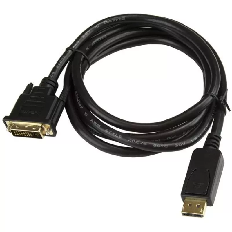 StarTech.com 1,8 m DisplayPort-DVI-kaabel, DisplayPort-DVI-adapterkaabel, passiivne DP-DVI-D videomuundur, 1080p - DP2DVIMM6 asendus