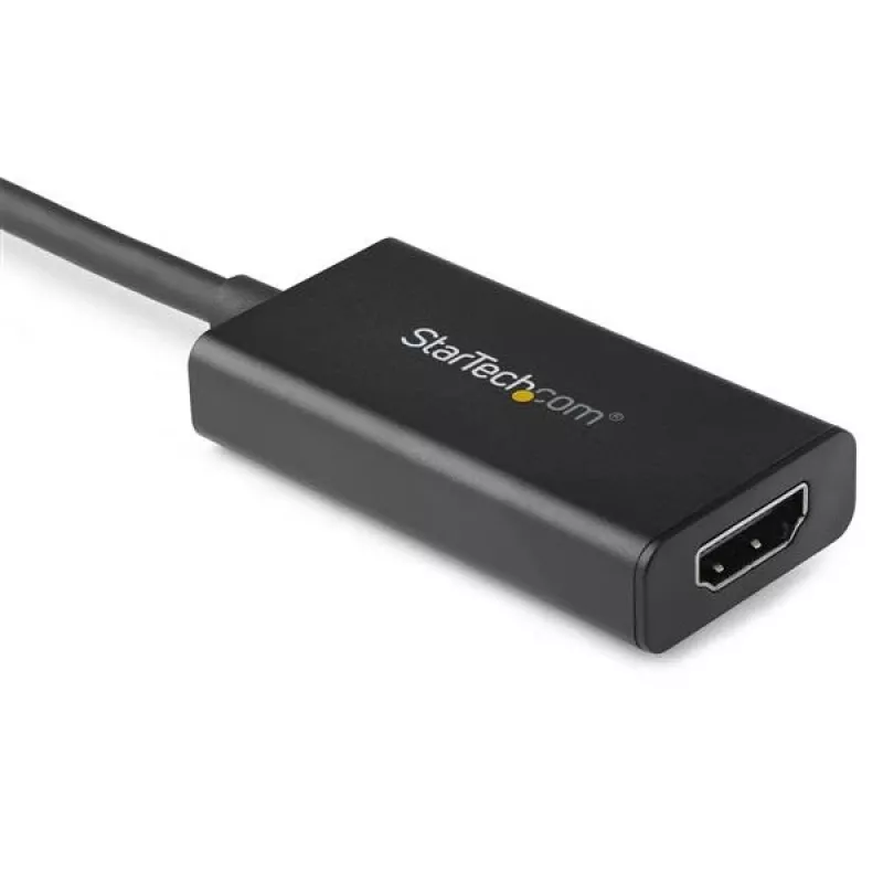 StarTech.com DisplayPort HDMI-adapter – 4K 60 Hz HDR10 aktiivne DisplayPort 1.4 – HDMI 2.0b videomuundur – 4K DP–HDMI-adapteri dongel monitorile/ekraanile/telerile – lukustuva DP-pistikuga
