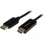 StarTech.com 6 jalga (2 m) DisplayPort–HDMI-kaabel – 4K 30 Hz – DisplayPort–HDMI-adapterkaabel – DP 1.2–HDMI-kuvarikaabli muundur – lukustuv DP-pistik – passiivne DP–HDMI-juhe