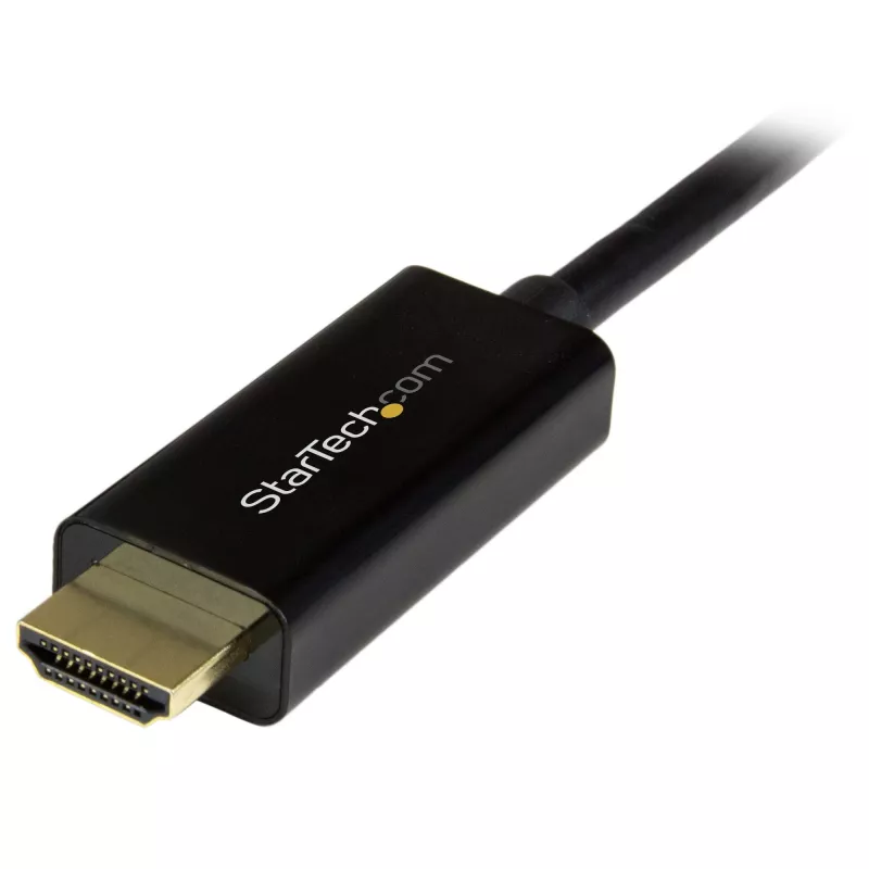 StarTech.com 6 jalga (2 m) DisplayPort–HDMI-kaabel – 4K 30 Hz – DisplayPort–HDMI-adapterkaabel – DP 1.2–HDMI-kuvarikaabli muundur – lukustuv DP-pistik – passiivne DP–HDMI-juhe