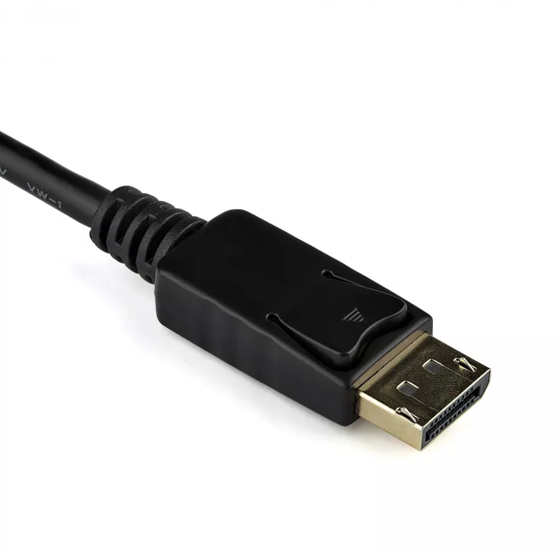 StarTech.com DisplayPort VGA-adapter – aktiivne DP-VGA-muundur – 1080p video – DisplayPort-sertifitseeritud – DP/DP++ allikas VGA-kuvarile kaabeladapteri pistik – lukustuva DP-pistikuga
