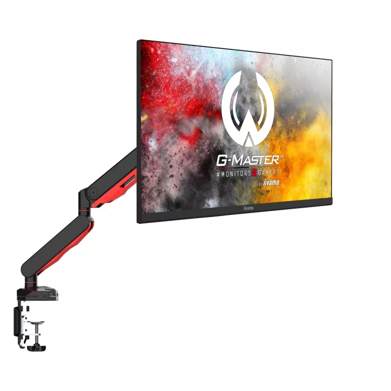 iiyama DSG3001C-R1 monitori kinnitus / alus 76,2 cm (30 tolli) Laua külge kinnitatav Must, Punane