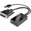 StarTech.com DVI-DisplayPort-adapter – USB-toide – 1920 x 1200 – DVI-DisplayPort-muundur – videoadapter – DVI-D DP-le