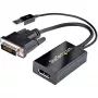 StarTech.com DVI-DisplayPort-adapter – USB-toide – 1920 x 1200 – DVI-DisplayPort-muundur – videoadapter – DVI-D DP-le