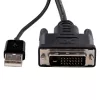 StarTech.com DVI-DisplayPort-adapter – USB-toide – 1920 x 1200 – DVI-DisplayPort-muundur – videoadapter – DVI-D DP-le