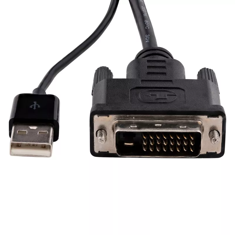 StarTech.com DVI-DisplayPort-adapter – USB-toide – 1920 x 1200 – DVI-DisplayPort-muundur – videoadapter – DVI-D DP-le