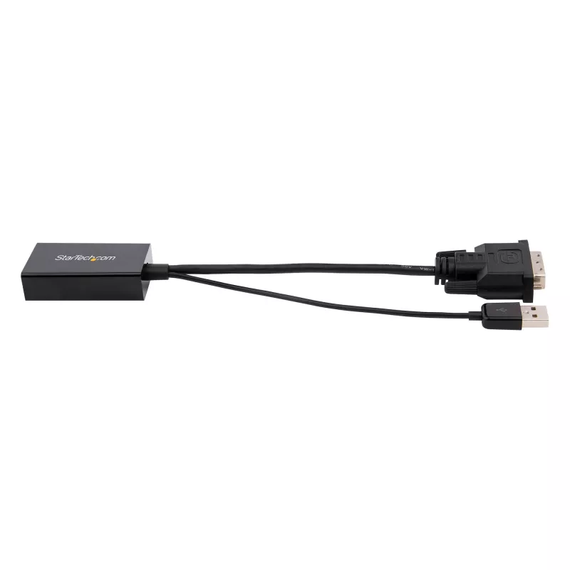 StarTech.com DVI-DisplayPort-adapter – USB-toide – 1920 x 1200 – DVI-DisplayPort-muundur – videoadapter – DVI-D DP-le