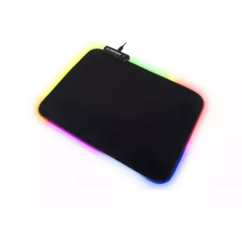 Mänguhiirematt ESPERANZA EGP105 — 350×250 mm, must, USB-toitega, mittelibisev alus
