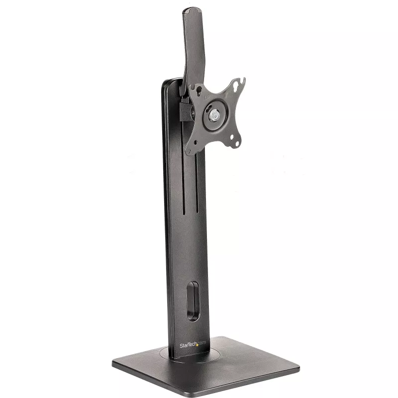 StarTech.com vabalt seisev ühe monitori kinnitus – kõrgusreguleeritav monitorialus – VESA-kinnitusega kuvaritele kuni 32 tolli (15 naela / 7 kg) – ergonoomiline monitorialus lauale – kallutatav/pööratav/keeratav