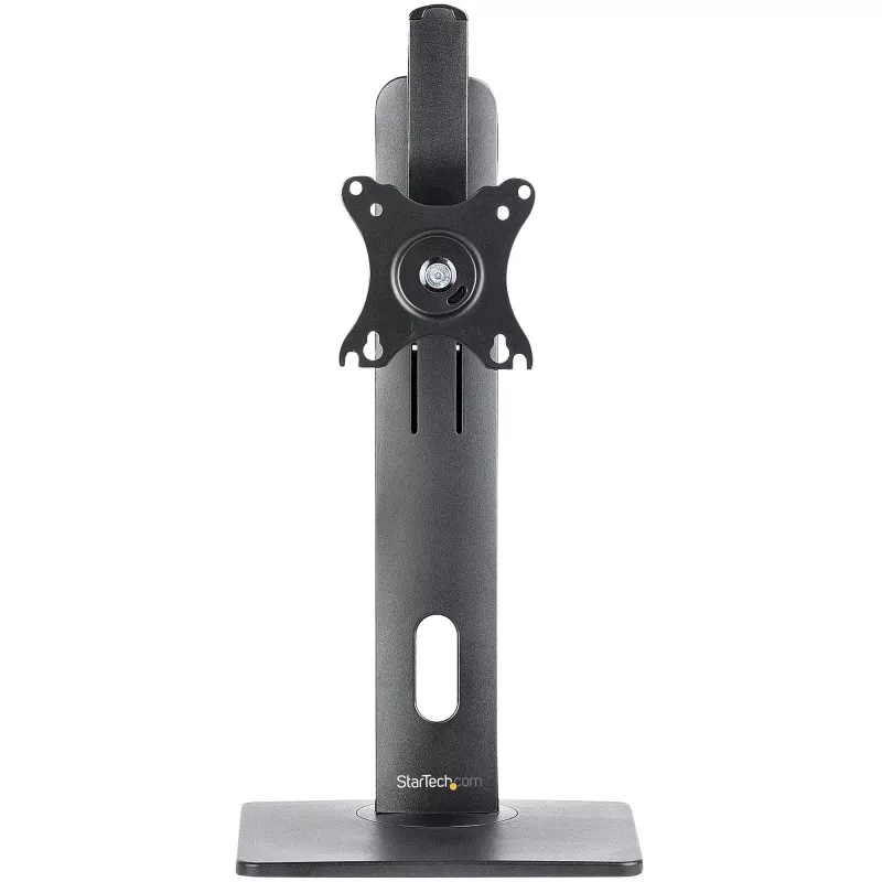 StarTech.com vabalt seisev ühe monitori kinnitus – kõrgusreguleeritav monitorialus – VESA-kinnitusega kuvaritele kuni 32 tolli (15 naela / 7 kg) – ergonoomiline monitorialus lauale – kallutatav/pööratav/keeratav