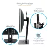 StarTech.com vabalt seisev ühe monitori kinnitus – kõrgusreguleeritav monitorialus – VESA-kinnitusega kuvaritele kuni 32 tolli (15 naela / 7 kg) – ergonoomiline monitorialus lauale – kallutatav/pööratav/keeratav