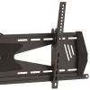 StarTech.com Madalprofiilne teleri seinakinnitus – kallutatav, 190,5 cm (75 tolli), 300 x 200 mm, 800 x 400 mm, -5 – 10°, teras, must