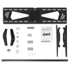 StarTech.com Madalprofiilne teleri seinakinnitus – kallutatav, 190,5 cm (75 tolli), 300 x 200 mm, 800 x 400 mm, -5 – 10°, teras, must