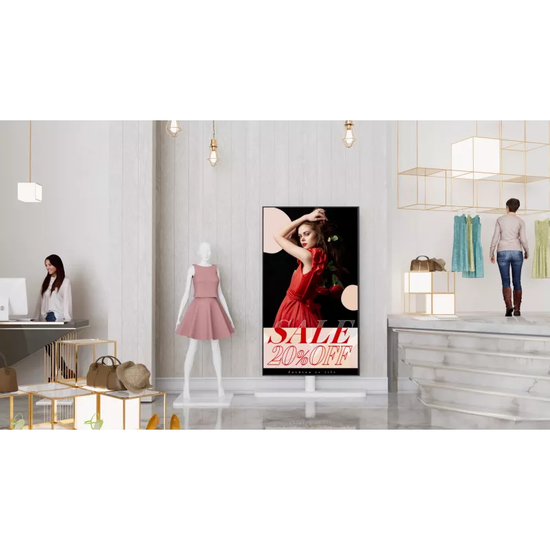 Sony FW-55BZ40L Signage-ekraan Digitaalne signaali kuva lamepaneel 139,7 cm (55 tolli) LCD Wi-Fi 700 cd/m² 4K Ultra HD Must Android 24/7