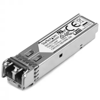 StarTech.com Cisco GLC-LX-SM-RGD ühilduv SFP transiiverimoodul - 1000BASE-LX~Cisco GLC-LX-SM-RGD ühilduv SFP-moodul - 1000BASE-LX - 1 GbE singelkiud optiline transiiver - 1 GE Gigabit Ethernet SFP - LC 10 km - 1310 nm - DDM Cisco Firepower, ASR920, IE2000