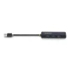 StarTech.com 4-pordiline USB-A jaotur, 5 Gbps, siinivõimsusega, väike reisi-mini-USB-jaotur, mitme pordiga USB 3.0 jagaja, kaasaskantav USB-jaotur, ülevoolukaitse (OCP)