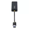 StarTech.com 4-pordiline USB-A jaotur, 5 Gbps, siinivõimsusega, väike reisi-mini-USB-jaotur, mitme pordiga USB 3.0 jagaja, kaasaskantav USB-jaotur, ülevoolukaitse (OCP)