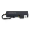 StarTech.com 4-pordiline USB-A jaotur, 5 Gbps, siinivõimsusega, väike reisi-mini-USB-jaotur, mitme pordiga USB 3.0 jagaja, kaasaskantav USB-jaotur, ülevoolukaitse (OCP)
