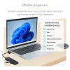 StarTech.com 4-pordiline USB-A jaotur, 5 Gbps, siinivõimsusega, väike reisi-mini-USB-jaotur, mitme pordiga USB 3.0 jagaja, kaasaskantav USB-jaotur, ülevoolukaitse (OCP)