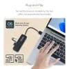 StarTech.com 4-pordiline USB-A jaotur, 5 Gbps, siinivõimsusega, väike reisi-mini-USB-jaotur, mitme pordiga USB 3.0 jagaja, kaasaskantav USB-jaotur, ülevoolukaitse (OCP)